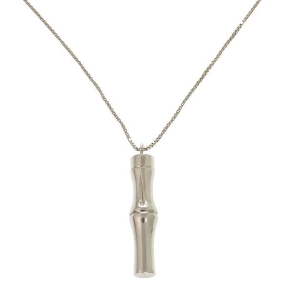 Bamboo Long Necklace Silver 925 1655